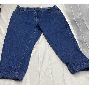 Cabela's Outdoor Gear Green Lined Denim Blue Jeans Insulated 46x32” Hemmed-27”